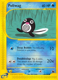 Skyridge Poliwag #87 card