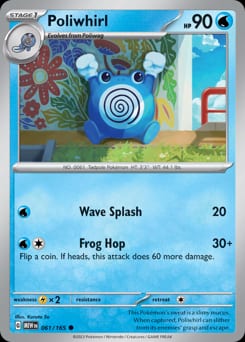 151 Poliwhirl #61 card