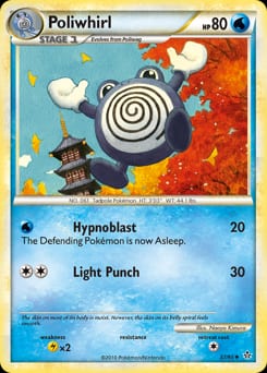 HS—Unleashed Poliwhirl #37 card
