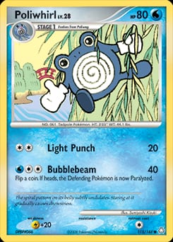 Legends Awakened Poliwhirl #115 card