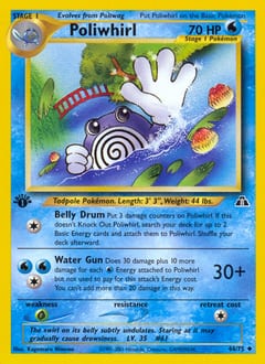 Neo Discovery Poliwhirl #44 card