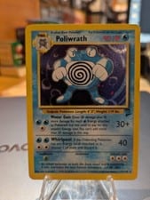 Base Set 2 Poliwrath #15 card