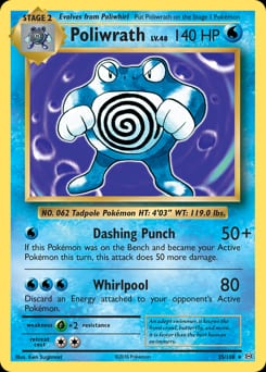 Evolutions Poliwrath #25 card