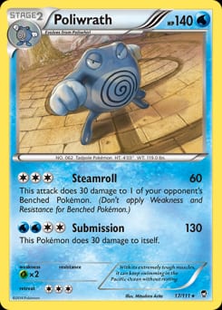 2014 Furious Fists Poliwrath #17 card