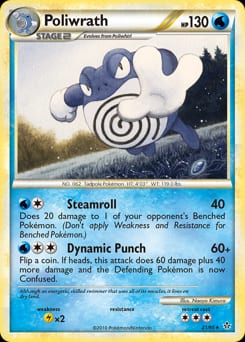 HS—Unleashed Poliwrath #21 card