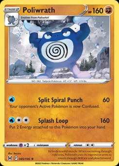 Lost Origin Poliwrath #85 card