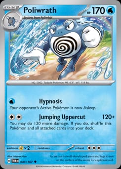 Twilight Masquerade Poliwrath #43 card