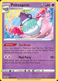 Darkness Ablaze Polteageist #83 card
