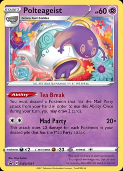 SWSH Black Star Promos Polteageist #SWSH081 card