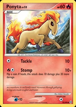 Arceus Ponyta #72 card
