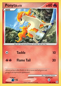 2007 Diamond & Pearl Ponyta #94 card