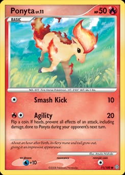 2008 Stormfront Ponyta #71 card