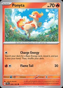 2024 Temporal Forces Ponyta #26 card