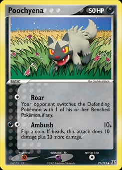 Delta Species Poochyena #79 card