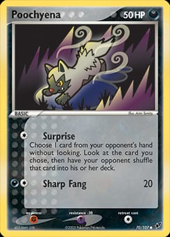 Deoxys Poochyena #70 card