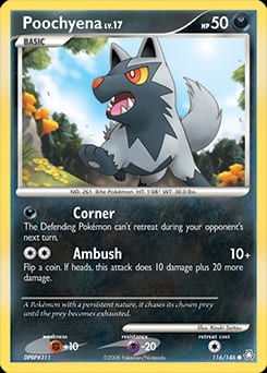 Legends Awakened Poochyena #116 card