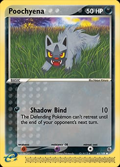 Ruby & Sapphire Poochyena #65 card
