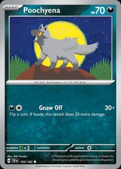 Temporal Forces Poochyena #105 card
