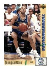 1991-92 Upper Deck Base Set Pooh Richardson #246 card