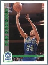 1992-93 Hoops Base Set Pooh Richardson #140 card