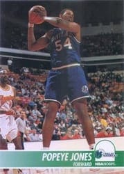 1994-95 Hoops Base Set Popeye Jones #44 card