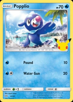 McDonald's Collection 2021 Popplio #23 card