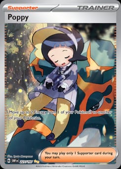 2023 Obsidian Flames Poppy #227 card