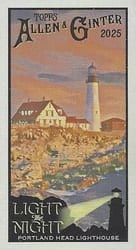 2025 Topps Allen & Ginter Light The Night (Minis) Portland Head Lighthouse #LTN-13 card
