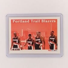 1992-93 Hoops Base Set Portland Trail Blazers #287 card