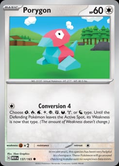 151 Porygon #137 card