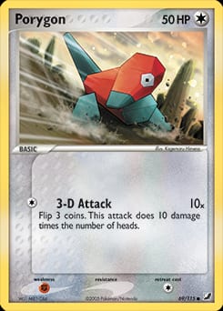 Unseen Forces Porygon #69 card