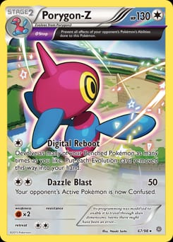2015 Ancient Origins Porygon-Z #67 card