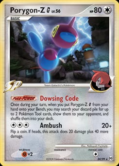 2009 Arceus Porygon-Z G #26 card