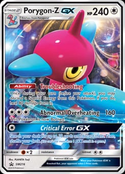 SM Black Star Promos Porygon-Z-GX #SM216 card
