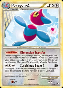 2010 HS—Triumphant Porygon-Z #7 card