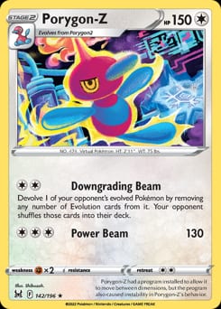 Lost Origin Porygon-Z #142 card