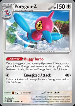 Paradox Rift Porygon-Z #144 card