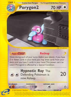 Aquapolis Porygon2 #28 card