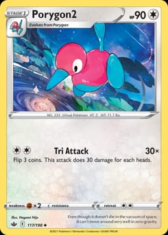 Chilling Reign Porygon2 #117 card