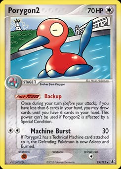 Delta Species Porygon2 #25 card