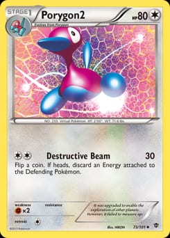 2013 Plasma Blast Porygon2 #73 card
