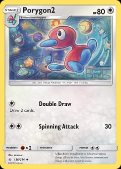 Unbroken Bonds Porygon2 #156 card