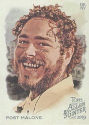 2019 Topps Allen & Ginter Base Set Post Malone #176 card