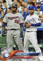 2018 Topps Base Set Potent Pair #262 card