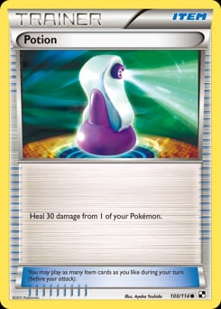 Black & White Potion #100 card