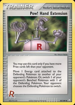 Team Rocket Returns Pow! Hand Extension #85 card