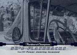2022-23 Parkhurst Champions 50s Flashbacks Power Steering Invented #FB-12 card