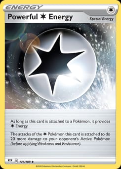 Darkness Ablaze Powerful Colorless Energy #176 card