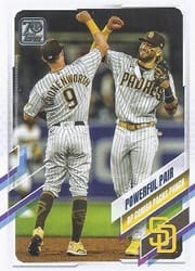 2021 Topps Update Base Set Powerful Pair (Fernando Tatis Jr. / Jake Cronenworth) #US79 card