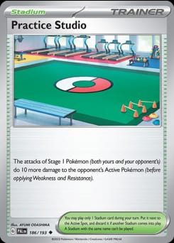 Paldea Evolved Practice Studio #186 card